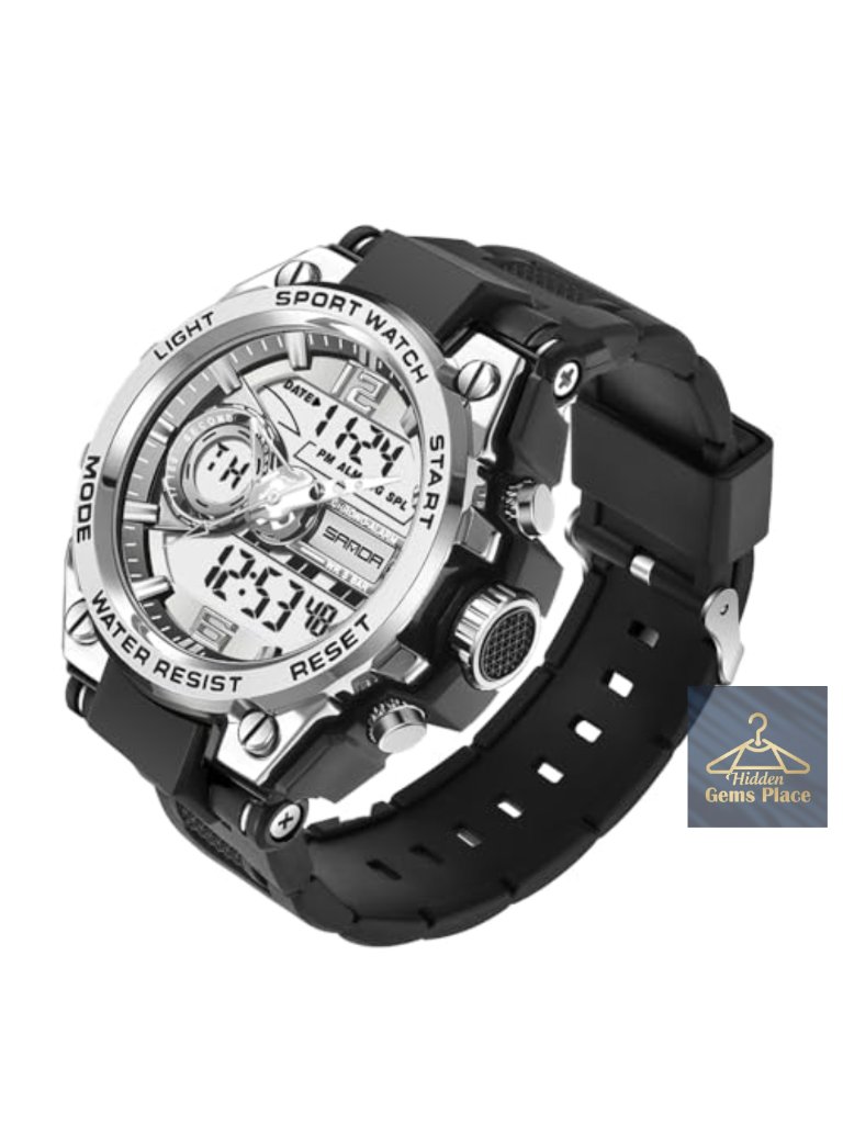 Waterproof Military Sport Watch Led Alarm Stopwatch Waterproof Military Sport Watch Led Alarm Stopwatch